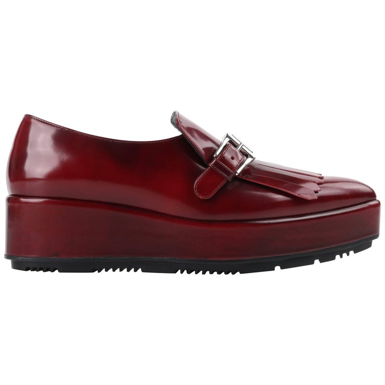 prada pointed toe sneaker