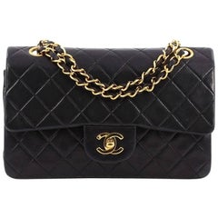 Chanel Classic Double Flap Bag Quilted Lambskin Small