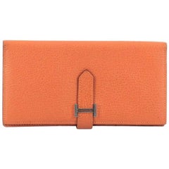 Hermes Bearn Wallet Chevre Mysore Long 3