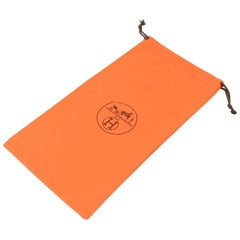 Hermes Orange Small Dust Bag 