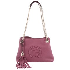 Gucci Soho Shoulder Bag Chain Strap Leather Mini