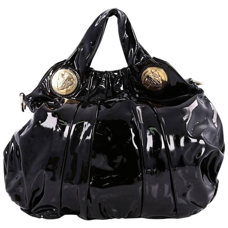 Gucci Hysteria Convertible Top Handle Bag Patent Large at 1stDibs | gucci  hysteria bag, gucci hysteria handbag, love handle hysteria