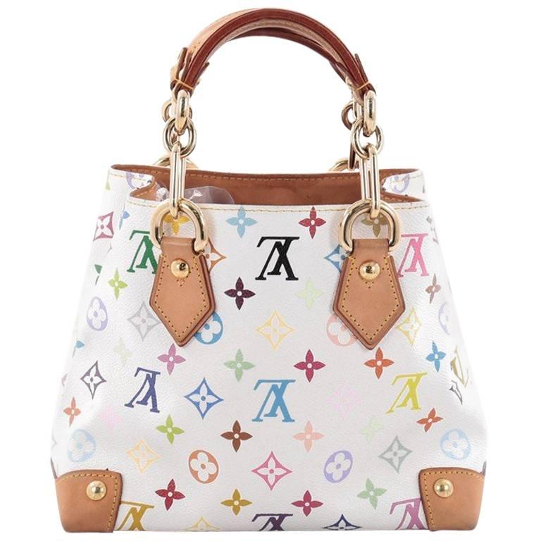 Takashi Murakami x Louis Vuitton White Monogram Multicolore Audra