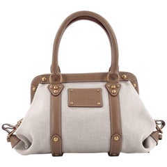 Louis Vuitton Sac De Nuit Trianon Handbag Toile and Leather GM