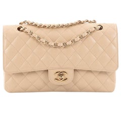 Chanel Classic Double Flap Bag Quilted Caviar Medium 5