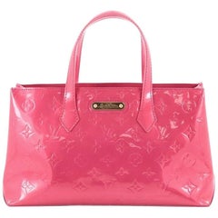  Louis Vuitton Wilshire Handbag Monogram Vernis PM 