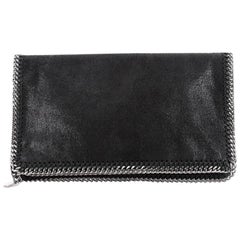 falabella convertible clutch Stella McCartney Falabella Fold Over Clutch Shaggy Deer