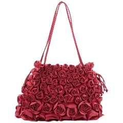 Valentino Rose Tote Nappa Leather Large