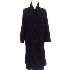 Excellent Escada Black Raincoat in Lightweight Nylon