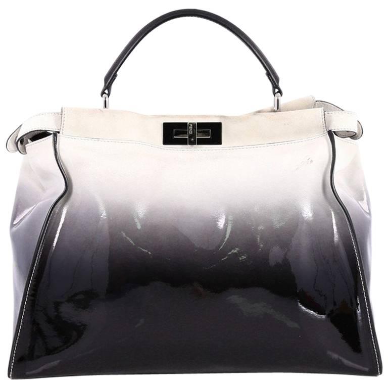 Fendi Peekaboo Handbag Ombre Patent Large at 1stdibs