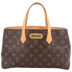 Louis Vuitton Wilshire Handbag Monogram Canvas PM