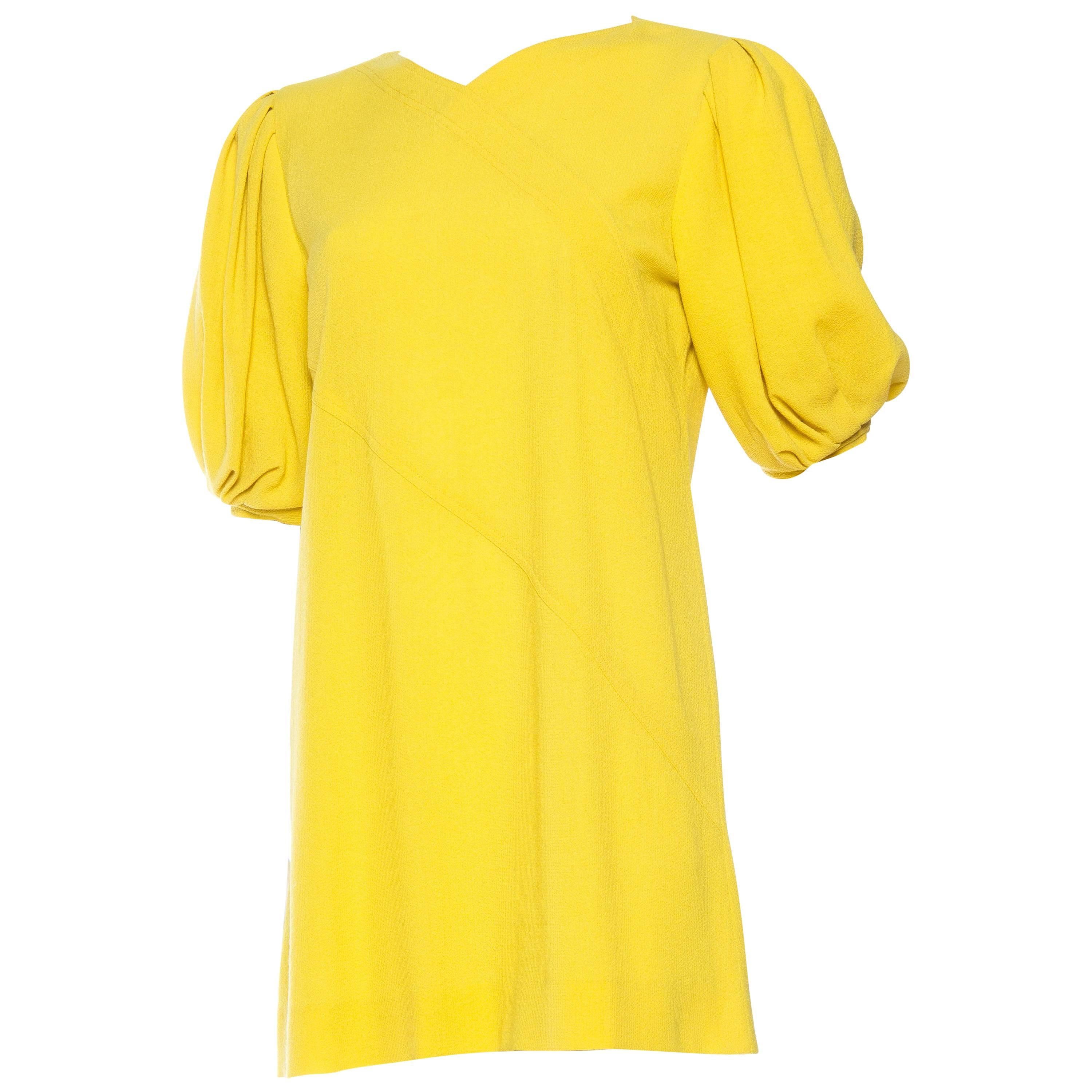 Jean Muir Lightweight Mod Yellow Dress