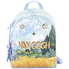 Louis Vuitton Palm Springs Backpack Limited Edition Jeff Koons Van Gogh P  at 1stDibs