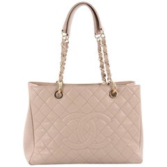Chanel Grand Shopping Tote Quilted Caviar