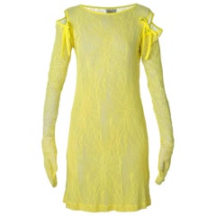 1998 'Fetish for Beauty' lace dress with gloves 7