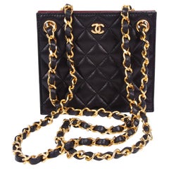 Chanel Evening Clutch Bag Retro 1987 - black