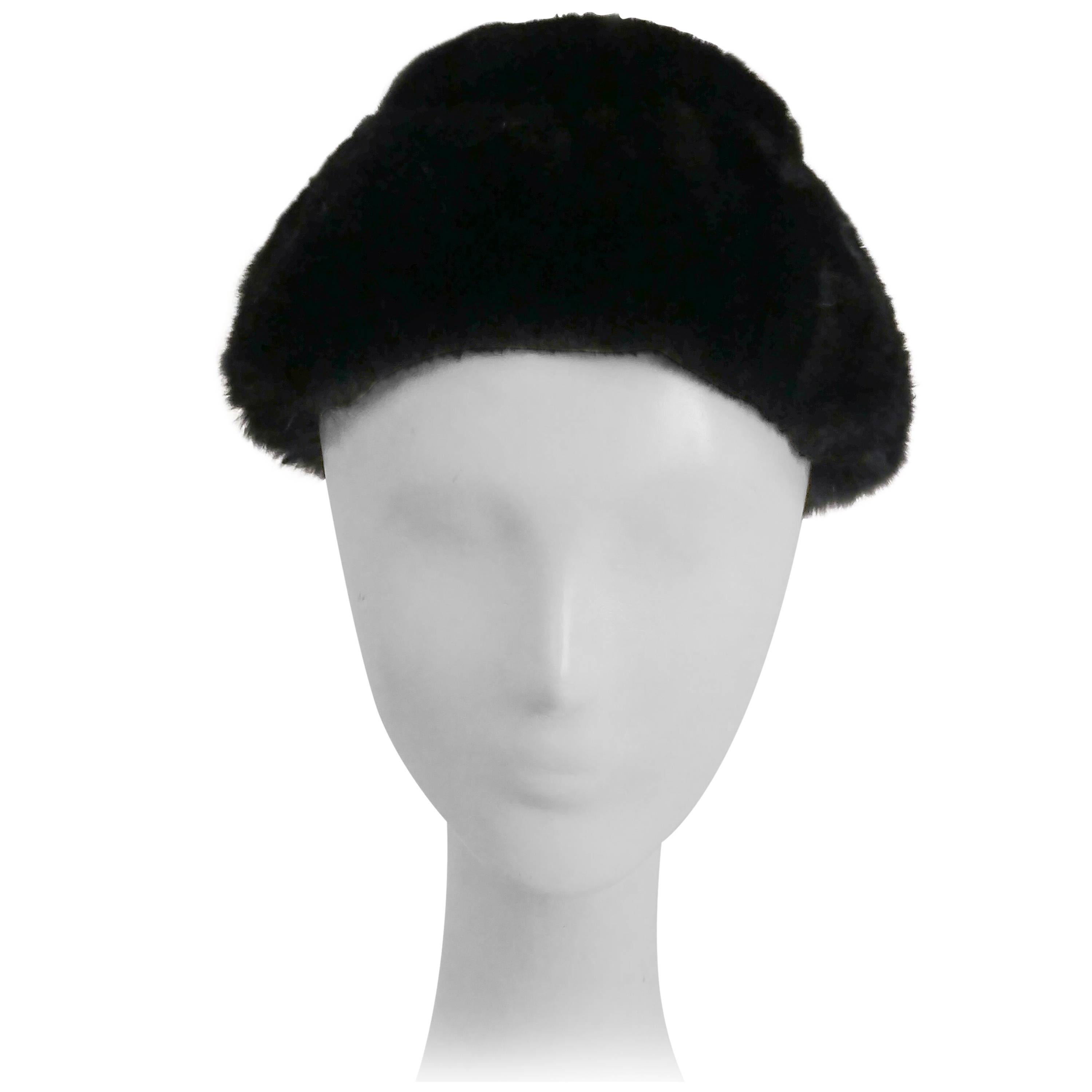 1960s Irene of New York Shorn Mink Hat