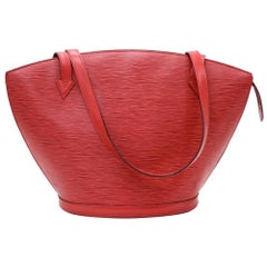 Vintage Louis Vuitton Saint Jacques GM Red Epi Leather Shoulder Bag 12