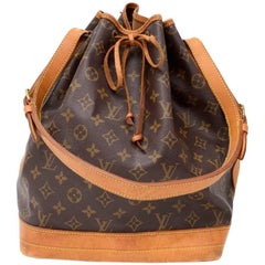 Vintage Louis Vuitton Noe Large Monogram Canvas Shoulder Bag