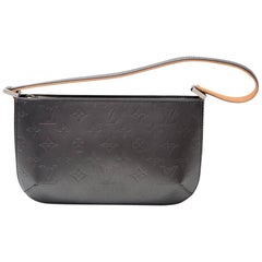 Louis Vuitton Fowler Noir Black Monogram Matt Leather Hand Bag