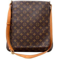 Louis Vuitton Musette Large Monogram Canvas Shoulder Bag