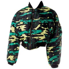 Jean Paul Gaultier Camo Puffer Jacket