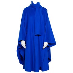 Louis Feraud 1970's Vintage Wool Cape 6