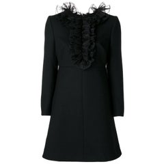 Saint Laurent Ruffle Dress 6