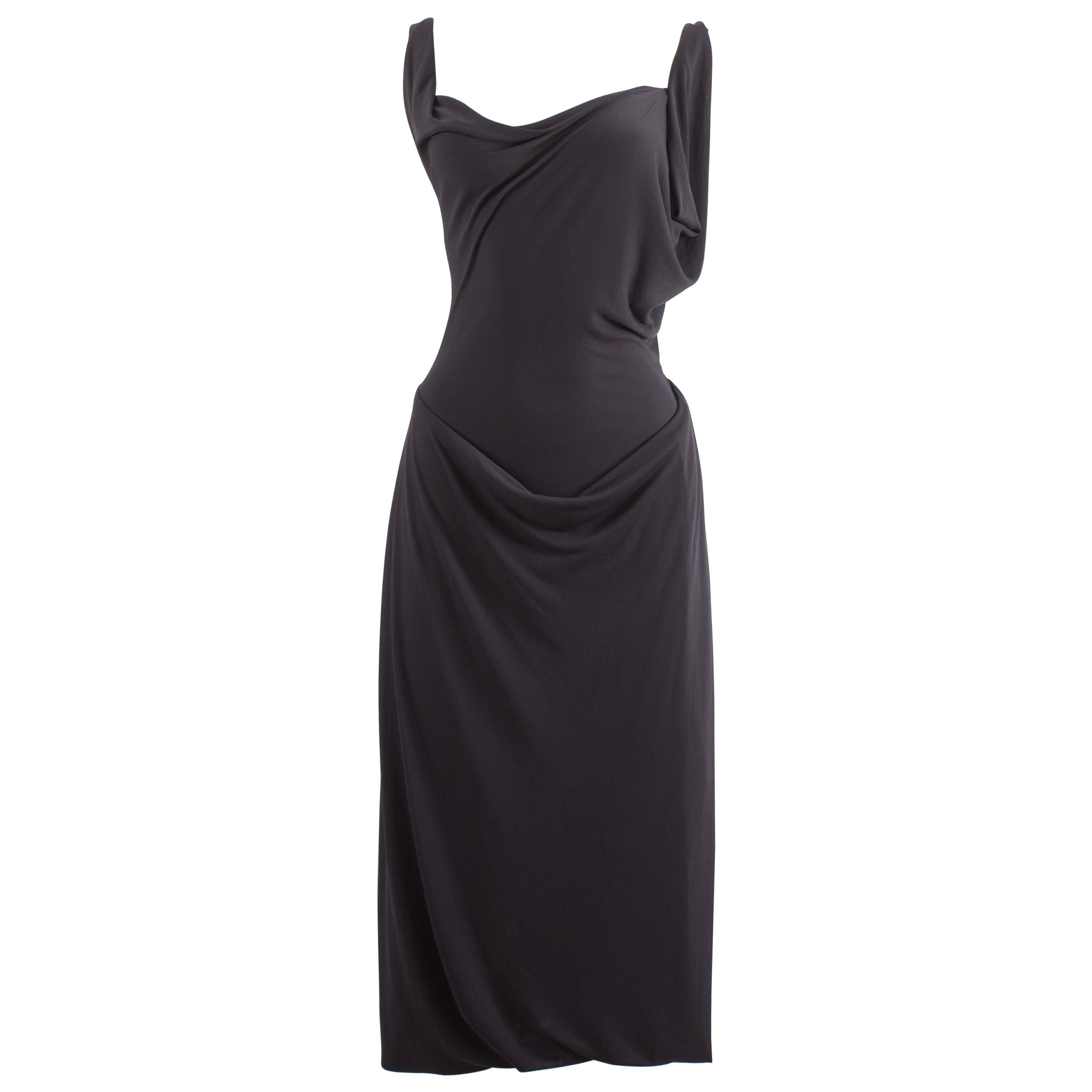 Vivienne Westwood Spring-Summer 1997 mid length draped evening dress at ...