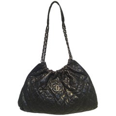 Chanel Black Quilted Caviar Shoulder Bag