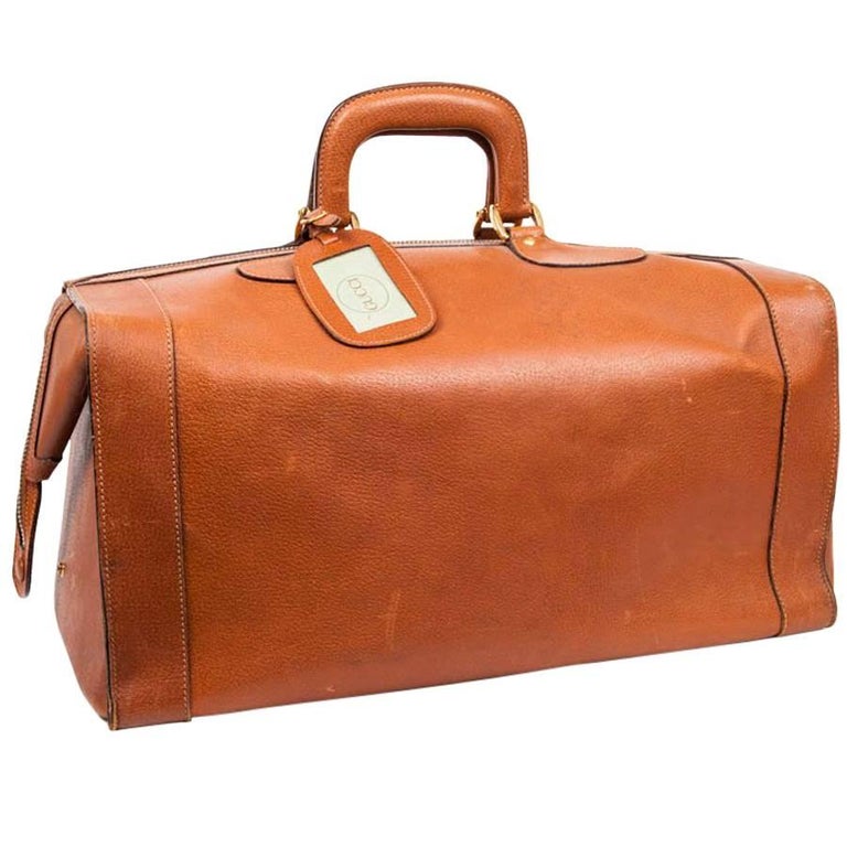 Vintage GUCCI Briefcase in Gold Leather at 1stDibs gucci briefcase