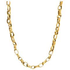 Goosens Goldtone Chain-Link Necklace with DB