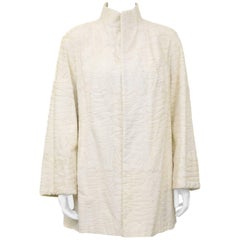 1970s Cream Broadtail Swing Jacket