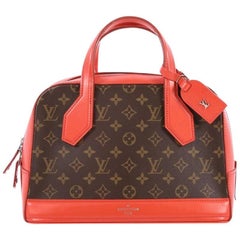 Louis Vuitton Dora Handbag Monogram Canvas and Calf Leather PM