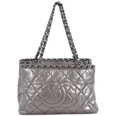 Chanel Chain Me Tote Quilted Calfskin Small