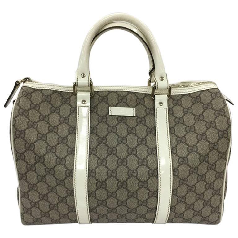Gucci Joy Boston Bag Gg Coated Canvas Medium At 1stdibs Gucci Joy Boston Bag Gg Coated Canvas Medium For