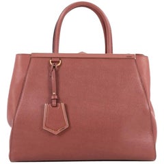 Fendi 2Jours Handbag Leather Medium 12