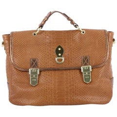 Mulberry Tillie Satchel Python Embossed Leather Medium