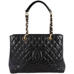 Chanel Grand Shopping Tote Quilted Caviar