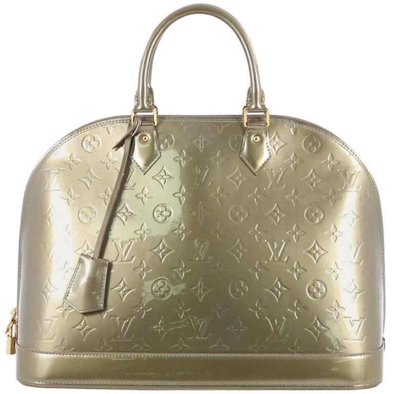 Louis Vuitton Alma Handbag Monogram Vernis GM 