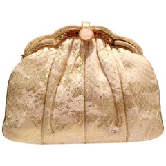 Judith Lieber Lizard and Lace Semi Precious Stone Evening Bag 10