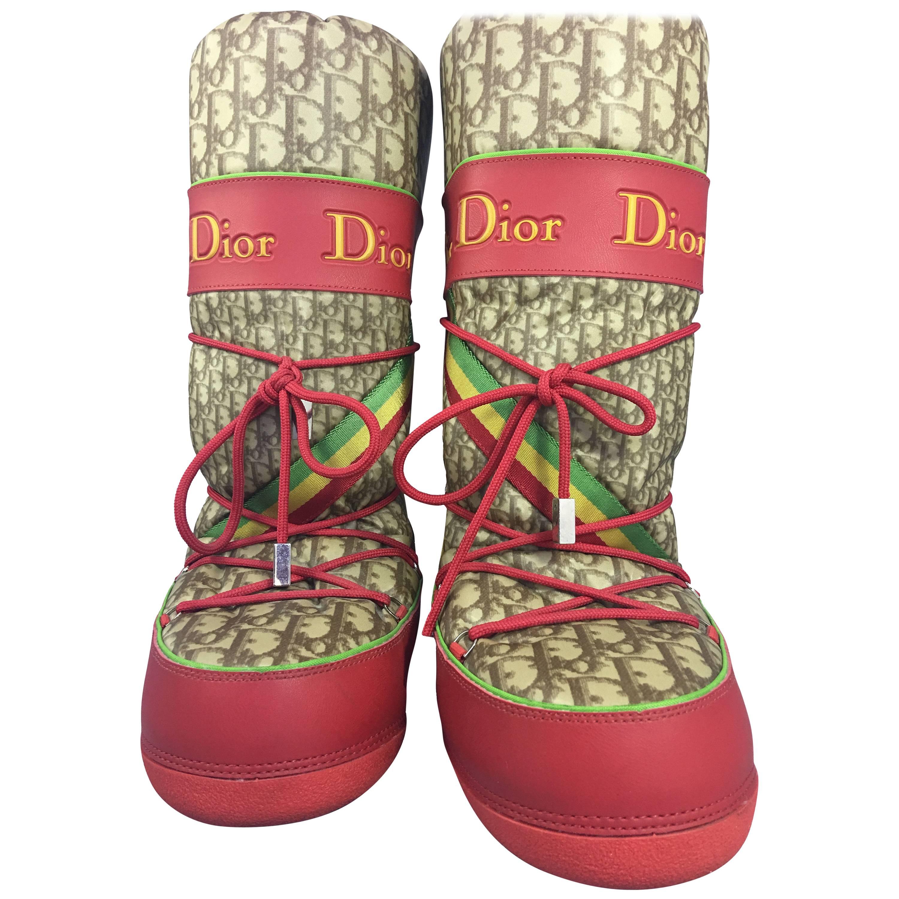 Dior Logo Snow Boot