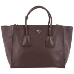 Prada Twin Pocket Tote City Calfskin Medium