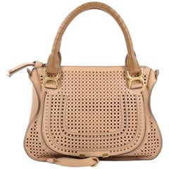 Chloe Marcie Satchel Perforated Leather Medium