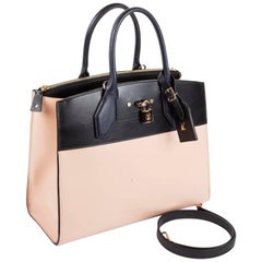 Sac 'City Steamer MM' de LOUIS VUITTON en cuir lisse tricolore