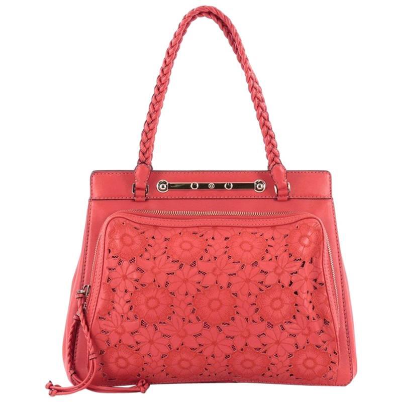 Valentino Demetra Tote Leather Lace at 1stDibs