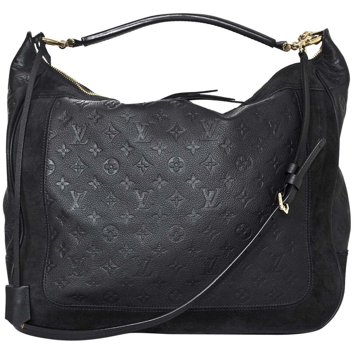Louis Vuitton Bleu Infini Monogram Empreinte Audacieuse GM Bag With Strap