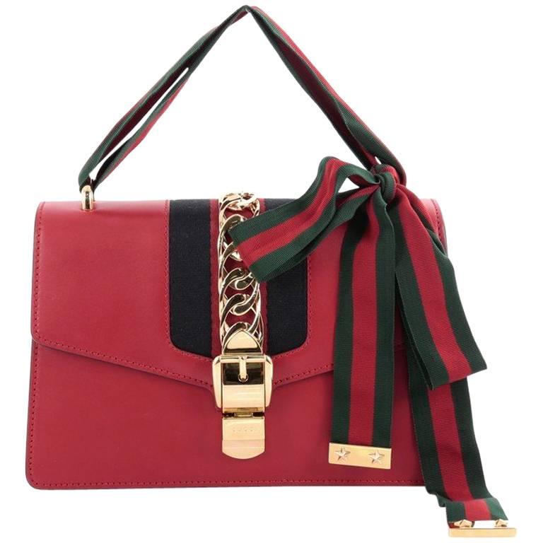 Gucci Sylvie Shoulder Bag Leather