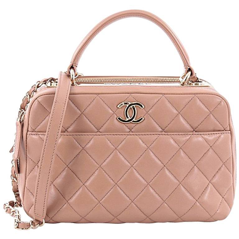 Chanel Trendy CC Bowler Bag Quilted Leather Medium at 1stDibs