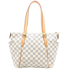 Louis Vuitton Totally PM White Damier Azur Shoulder Bag